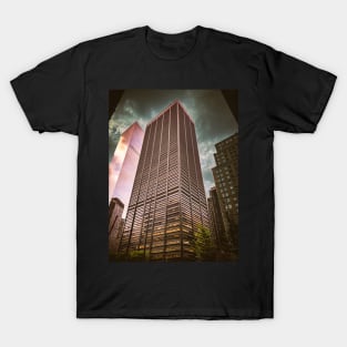 Financial District Dark Sky Manhattan NYC T-Shirt